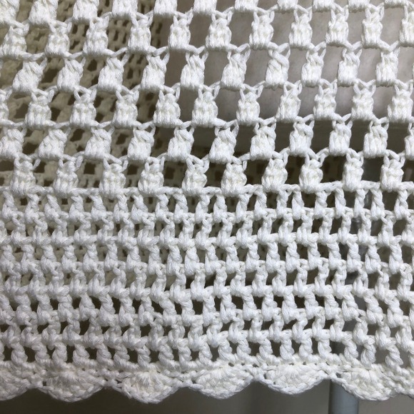 Show Me Your Mumu Paula Crochet Knit Pullover Top XS Cream Long Sleeve - Picture 6 of 12